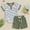 Green, variant on RTKFRFLM Unisex Baby Short Sleeve Romper, Summer Cotton Jumpsuit for Newborns, 0-12 Months