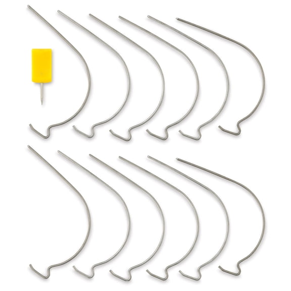 Hangman J-Hook Hardware - Pkg of 12 w/Thumbsaver Tool
