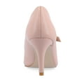 thumbnail image 4 of Journee Womens Sidney Narrow Width Pointed Toe Mid Heel Pumps, 4 of 10