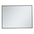 thumbnail image 5 of Metal frame rectangle mirror 30 inch in Black, 5 of 5