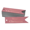 thumbnail image 1 of Inkdotpot Rose Gold Foil Paper Hang Tags Merry Christmas Favor Tags 50 Pieces, 1 of 6