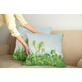 thumbnail image 3 of Ambesonne Nature Throw Pillow Cover 2 Pack, Plant Summer Garden, 18", Green Blue, 3 of 6