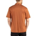 thumbnail image 2 of Men's Cutter & Buck Texas Orange Texas Longhorns Alumni Forge Eco Fine Line Stripe Stretch Recycled DryTec Polo, 2 of 2