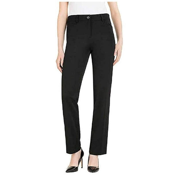 Hilary Radley Hilary Radley Women Plus Stretch Slim Leg Dress Pants