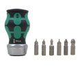 thumbnail image 2 of Wera 008885 Kraftform Kompakt RA 3 Ratcheting Stubby Screwdriver with Bit Storage, 6 Pieces, 2 of 4