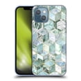 thumbnail image 1 of Head Case Designs Officially Licensed Micklyn Le Feuvre Marble Patterns Jade Honeycomb Soft Gel Case Compatible with Apple iPhone 13, 1 of 7