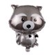 thumbnail image 4 of Animal mapache, zorro, erizo, película de aluminio, globo de dibujos animados, animal, globo de papel de aluminio, decoración de fiesta, 4 of 6