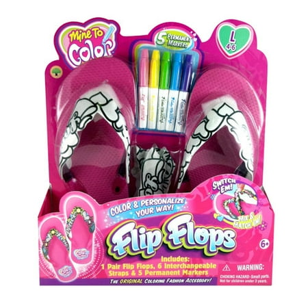 Mine to Color Flip Flops