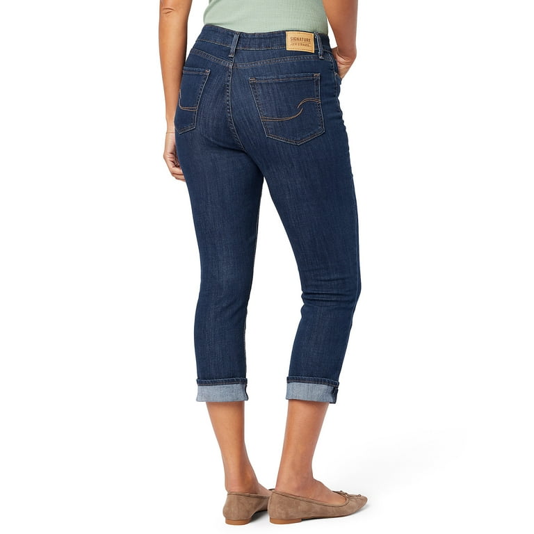 Signature by Levi Strauss & Co. Women's Modern Mid Rise Capri