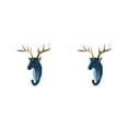 thumbnail image 1 of Maytalsory Animal Head Key Hook Sturdy And Durable Construction Adding Touch Of Whimsy Retro blue (deer) 2Set, 1 of 6