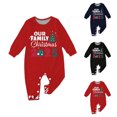 thumbnail image 1 of Zhanying Pajamas Pyjamas de Noël pour la Famille 2 Pcs Sets pour Couples Pyjamas de Noël Tenues Familiales des Fêtes de Noël Pyjamas pour Couples Ensembles Assortis Rouge, 1 of 3