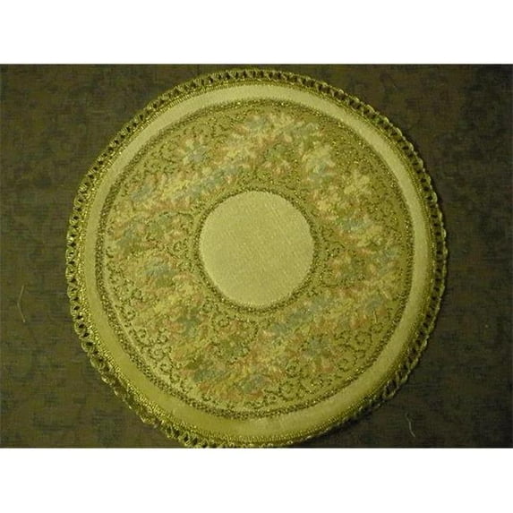 Tapestry Trading R9 10 in. Begium Doily Rubens, Gold