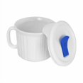 thumbnail image 1 of Corningware French White® 20 oz/600 ml Mug with Plastic Vented Cover, 1 of 2