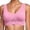 Women Bra - Light Pink, variant on Uvwlwu Women Seamless Wirefree Sports Bra Mesh Wide Strap Support Yoga Running Workout Sleep Everyday Bralette,3XL