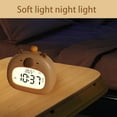 thumbnail image 4 of SHKL Wholesale Cute Capybara Alarm Digital Clock Timer Night Light Wake up Rechargeable Adjustable Brightness Animal Shaped Gift, 4 of 5