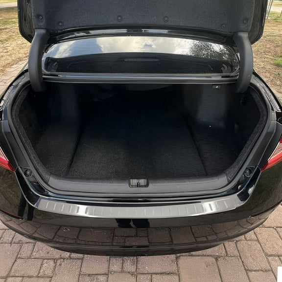 Rear Bumper Sill Cover Guard for Honda Accord 2018-2022 Brushed Stainless Steel