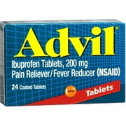 Advil 200 mg Coated Tablets 24 ea (Pack of 3)