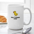 thumbnail image 6 of CafePress - Rock Climbing Chick Large Mug - 15 oz Ceramic Large White Novelty Mug, 6 of 6