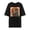 Black, variant on Mens T-Shirt Graphic Samurai Print Crew Neck Short Sleeve Oversized Loose Fit Tee Japanese Style Casual Streetwear Top