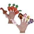 thumbnail image 2 of Marionetas de Cuentacuentos Juguetes educativos de mano Favores de los niños Rellenos de bolsas de fiesta perfke  marioneta del dedo, 2 of 9