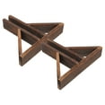 thumbnail image 4 of 2Pcs Fence Post Wooden Base Garden Border Edging Fence Support Courtyard Accessory, 4 of 8