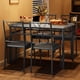 thumbnail image 1 of Yeshouse Mesa de comedor para 4, mesa de cocina rectangular con 4 sillas de madera para 4, 1 of 8