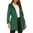thumbnail image 2 of CHUANK Veste de Pluie Imperméable Légère pour Femmes avec Capuche, 2 of 5