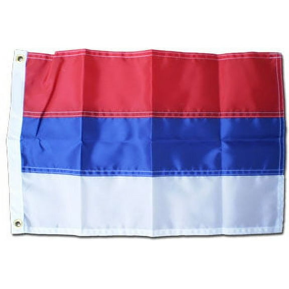 Serbia - 12"X18" Nylon Flag (Civil)