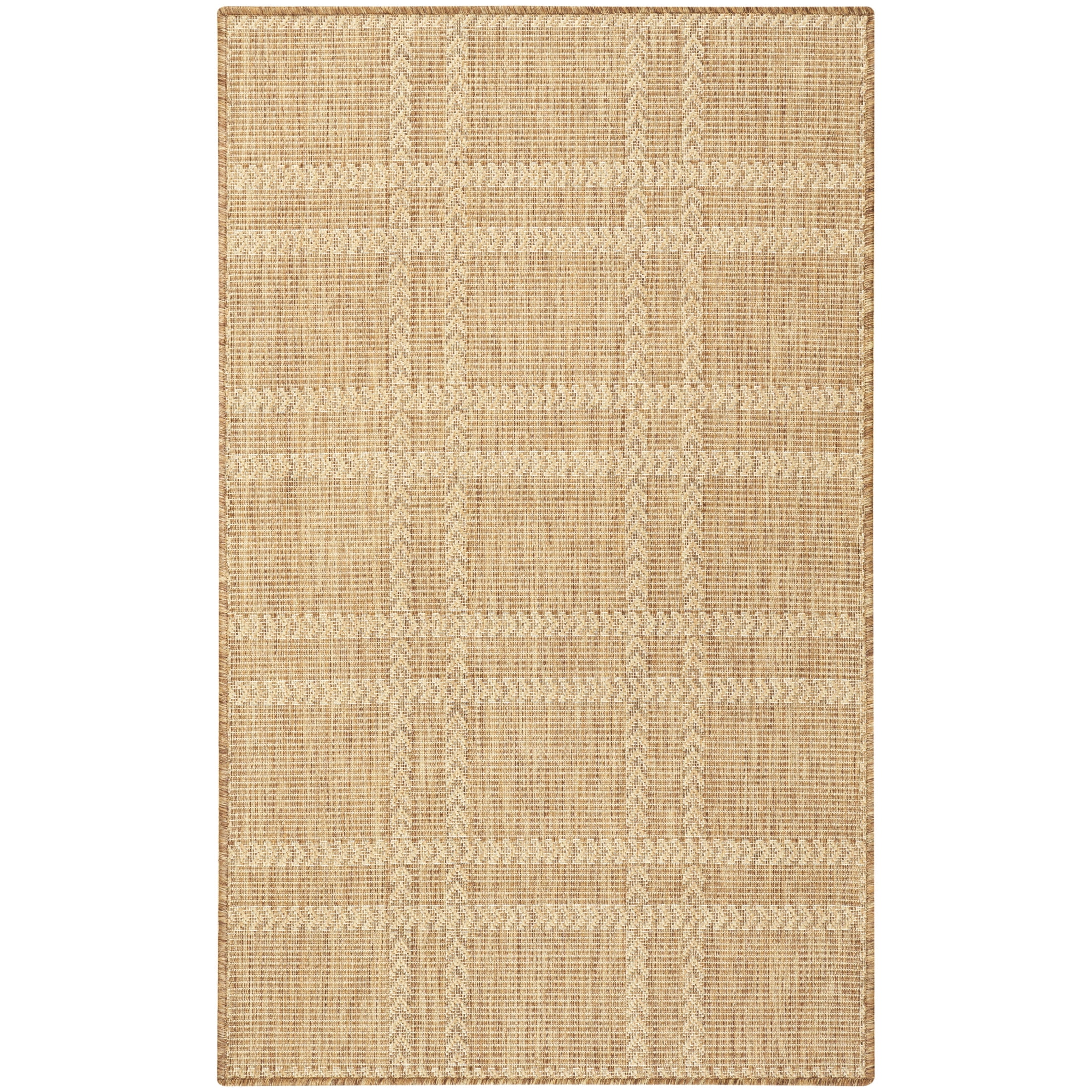 Nourison Horizon Indoor/Outdoor 3' x 5' Natural Modern Rug