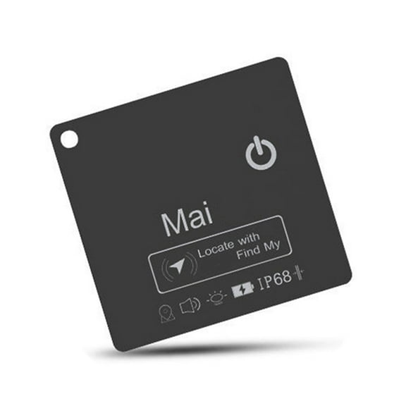 Mini Wallet Tracker Card Wireless Charging Tracking Location Gps Locator Smart Tag Work with Find My,1 * Gps Tracking Device