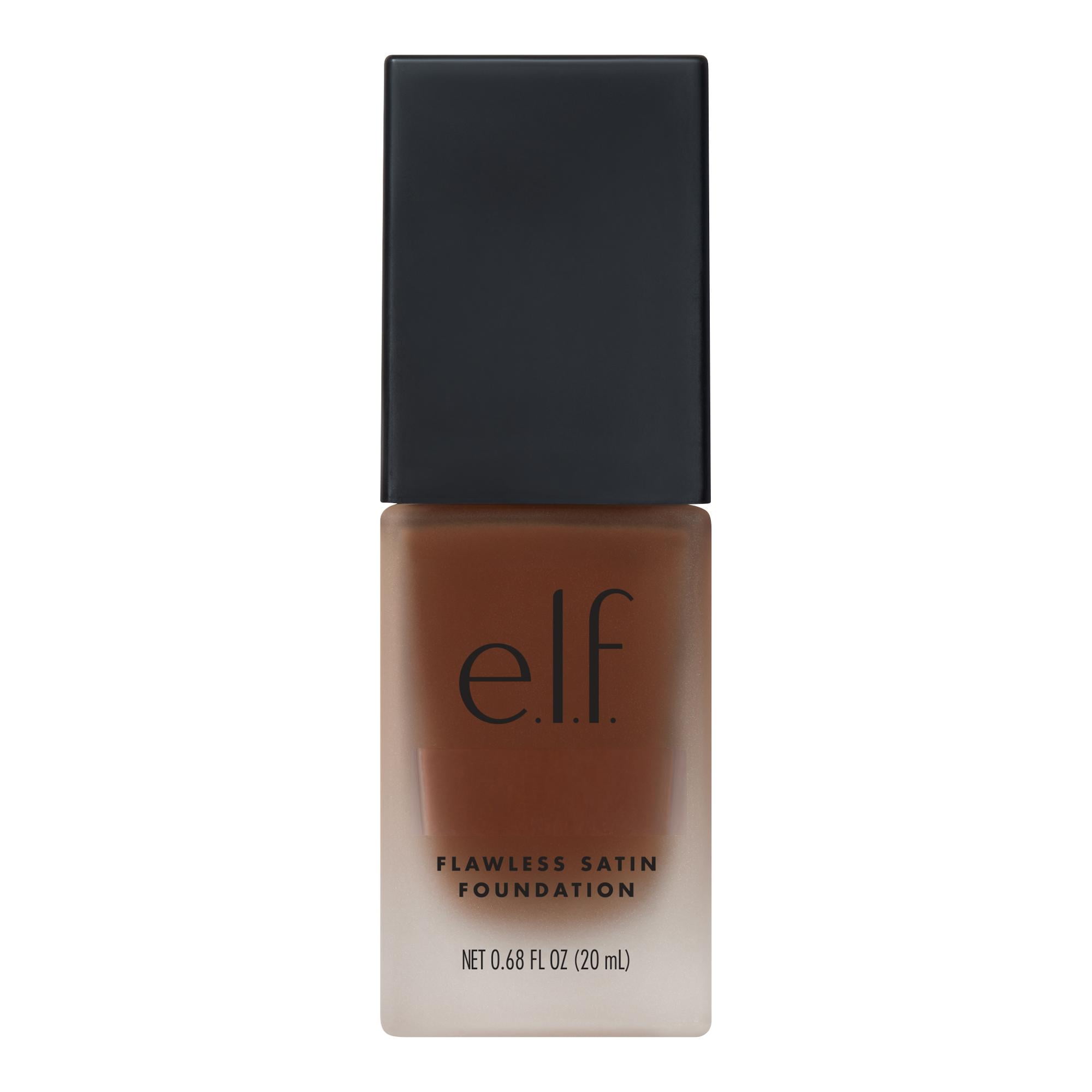 (2 pack) e.l.f. Flawless Satin Foundation, Espresso, 0.68 fl oz