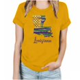 thumbnail image 1 of Fiudx Ofertas y Liquidaciones Camiseta de Manga Corta con Cuello Redondo y Estampado de Carnaval para Mujer, Moda y Ocio, 1 of 3
