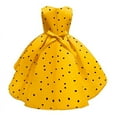 thumbnail image 2 of Girls Party Dress Princess Formal Costumes Toddlers Polka Dot Skirt Vintage Bow Dress, 2 of 6