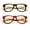 2 Black, Red, variant on Newbee Fashion - Real Bamboo Temples Clear Frames Glasses Men Women Wooden Frames