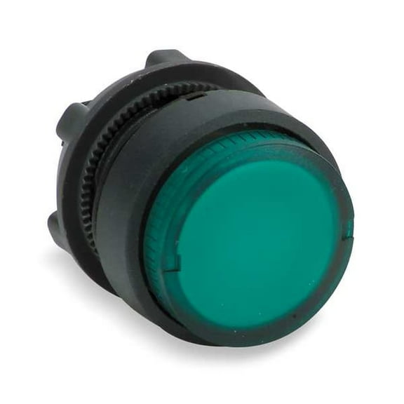 Schneider Electric ExtendedPushButton, Green, No Lamp, 22mm ZB5AW13