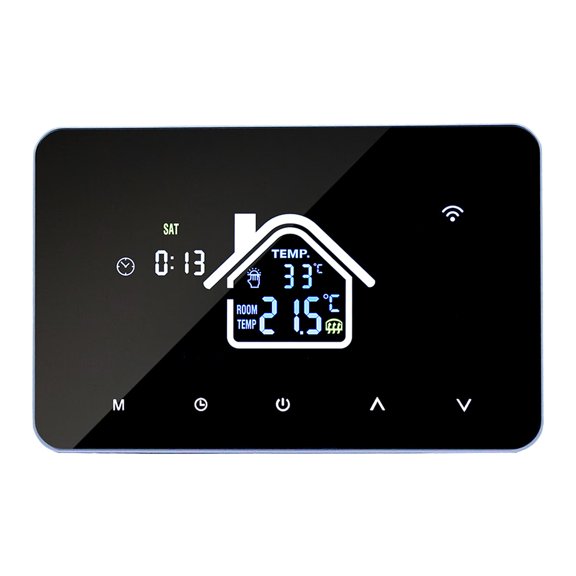 Smart Thermostat Temperature Controller for Water Heating LCD Display Touch