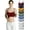 BURGUNDY DENIM BLUE DUSTY SAGE LIGHT BLUE MUSTARD NAVY OLIVE WHITE, variant on 8 Pack Women’s Light Support Stretch Camisoles Bold Primary Palette-S