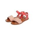 thumbnail image 5 of New Women Breckelles Sadie-14 Fabric Open Toe Embellished Ankle Strap Sandal, 5 of 5