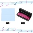 thumbnail image 3 of Uxcell Harmonica 10 Holes 10 Tone C Key Harmonica Mouth Musical Instruments Toy for Adults Beginner Educational (Pink), 3 of 7