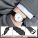 thumbnail image 4 of Correas de reloj Uxcell 20mm Correa de caucho Correa de liberación rápida Correa negra Hebilla negra, 4 of 7