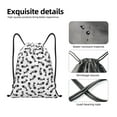 thumbnail image 4 of Gaeub Fish Bone Drawstring Backpack Bag Sport Gym Sackpack Heavy Duty String Backpack for Men Women-Medium, 4 of 6