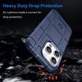 thumbnail image 3 of Slim Fit Case for iPhone 15 Pro, Rugged Shield Outdoor Durable Phone Case, Military Grade Anti-Dorp Protection and Camera Lens Protection Cover for iPhone 15 Pro (6.1 in.),HD Blue, 3 of 14
