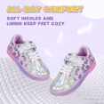 thumbnail image 6 of EUXTERPA Toddler Sneakers for Girls Casual Fashion Shoes Kids School Walking Shoes Butterfly Toddler Size 7, 6 of 8