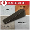 thumbnail image 2 of Super Sliders Non-Skid Door Stop, Durable Rubber Wedge Design for textured surfaces and carpet - Grip and Door Control – 1-Pack, Brown, 2 of 6