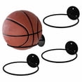 thumbnail image 3 of Gift Of Black Metal Wall Mounted Sports Display Holder Basketball Soccer Football Volleyball Wall Storage Rack Wire Shelf, 3 of 8