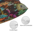 thumbnail image 3 of KLL Galactic Jungle Dinosaurs Pillow Covers Envelope Closure,Super Soft and Cozy Fuzzy Fleece Pillow Case Cover 16"x24", 3 of 5