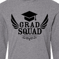 thumbnail image 4 of Inktastic Grad Squad with Graduation Cap and Wings Long Sleeve T-Shirt, 4 of 5