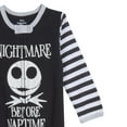 thumbnail image 5 of Disney Nightmare Before Christmas Jack Skellington Infant Baby Boys 2 Pack Zip Up Sleep N' Plays Newborn to Infant, 5 of 5