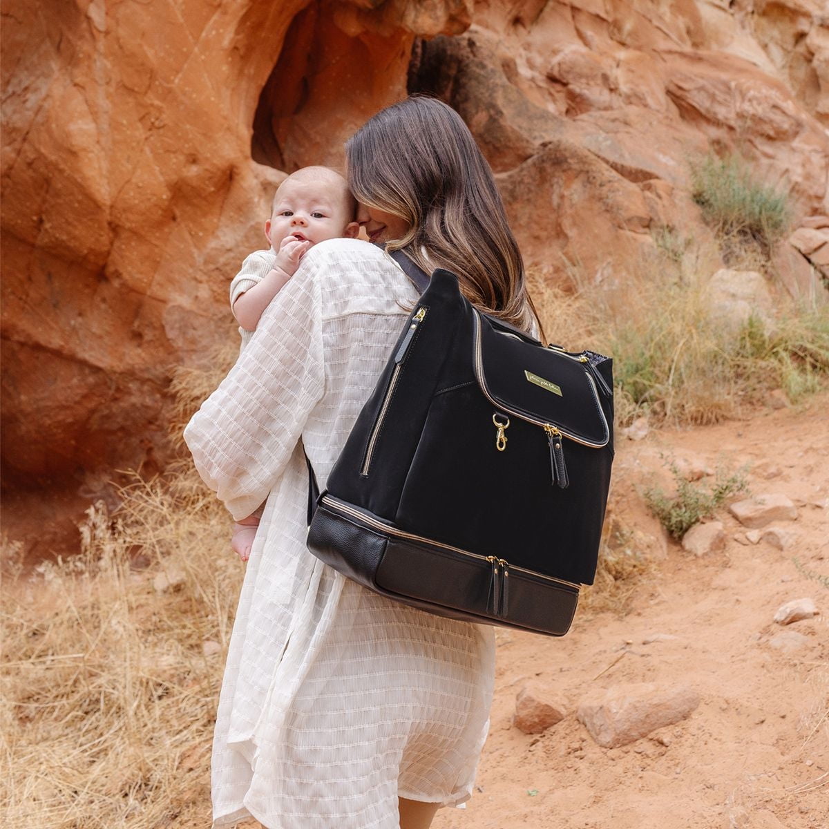 Petunia Pickle Bottom Pivot Pack Diaper Bag - Diaper Bag Backpack - Insulated Compartments