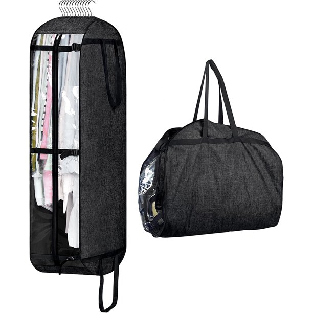 MISSLO Hanging Garment Bags for Travel Closet Storage 50" Moving Bags
